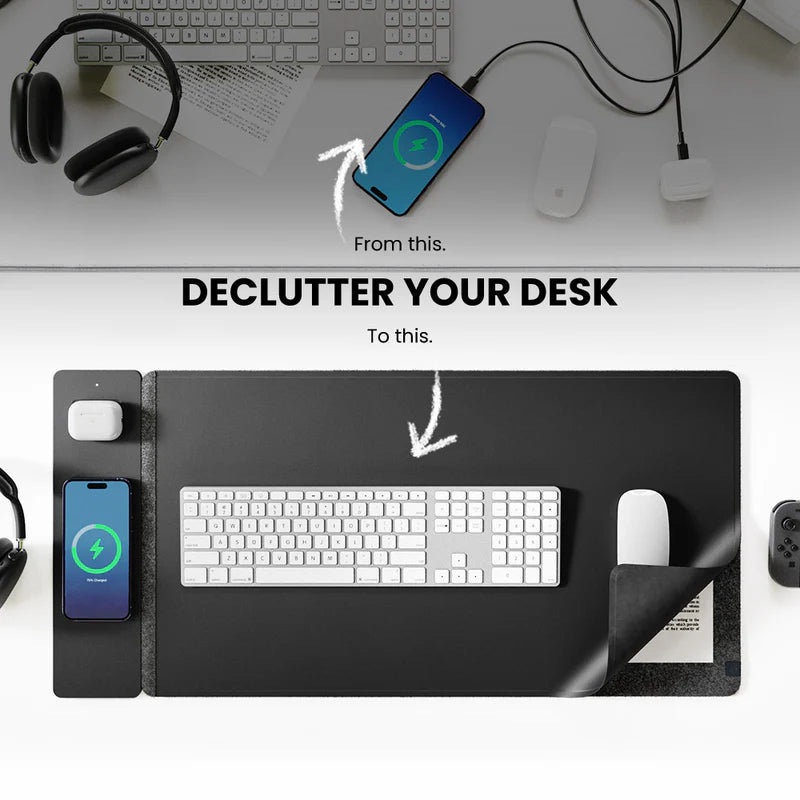 - Nano Wireless Charging Desk Mat -