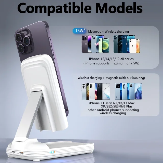 5-in-1 Portable/Wireless Charging Station