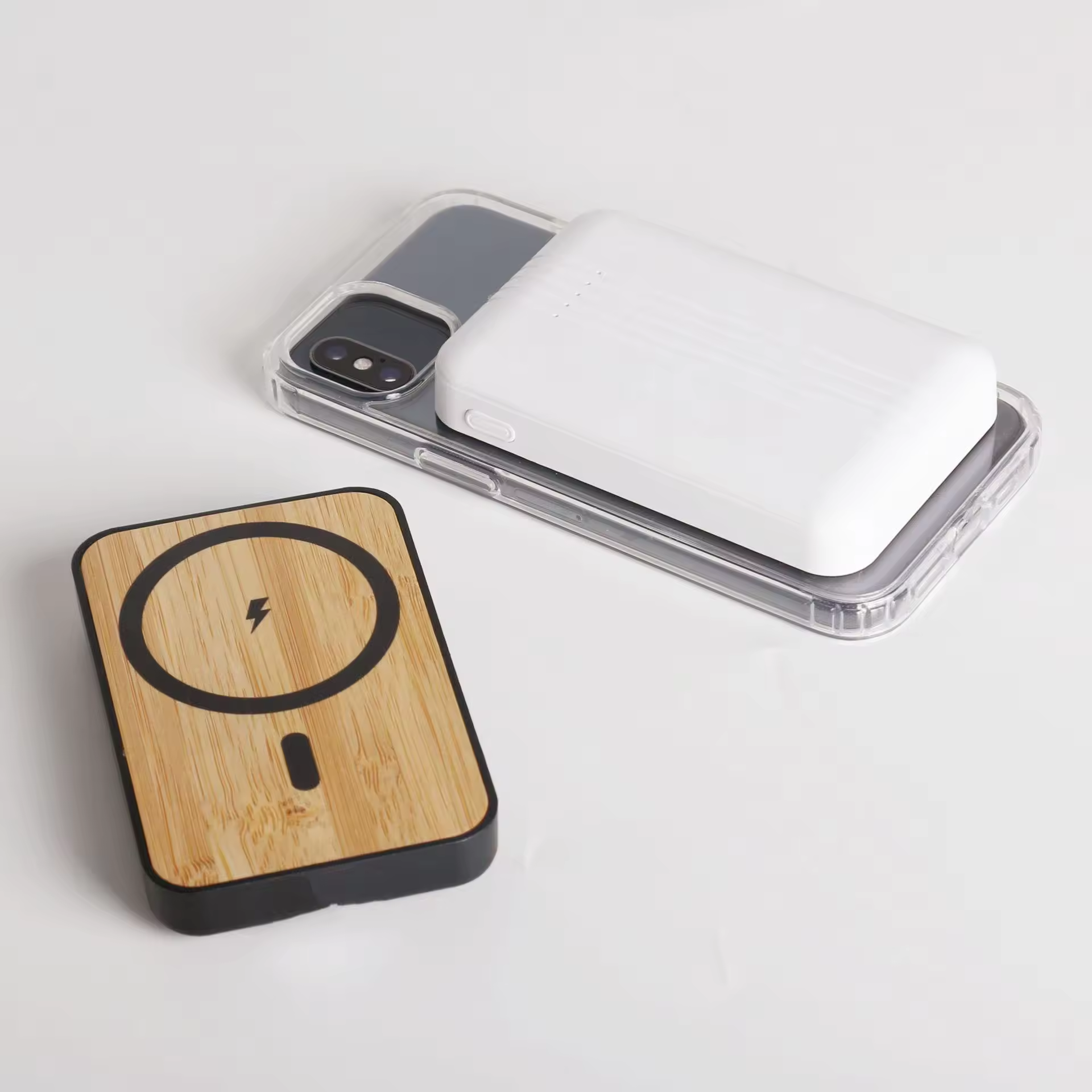 - The EcoLux 5000mAh Bamboo Power Bank -