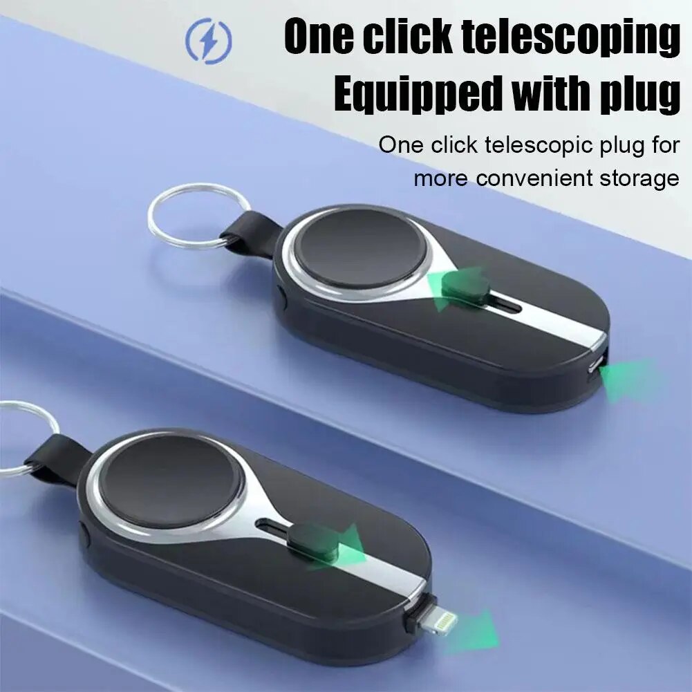 Keychain Sized Phone + Apple Watch Charger